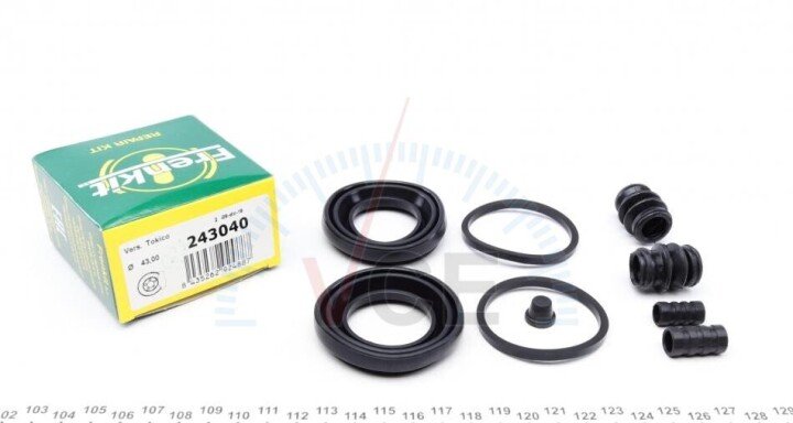 Р/к суп.перед Subaru Forester/Legacy IV/Outback/Tribeca 03- (d=43mm)(Tokico) FRENKIT 243040 (фото 1)