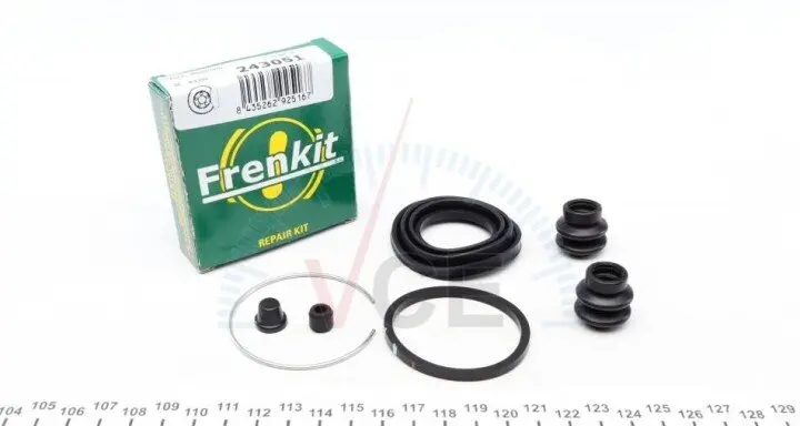 Ремкомплект супорта (заднього) Renault Koleos 08- (d=43mm) (Akebono) FRENKIT 243051 (фото 1)