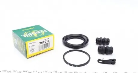 Ремкомплект переднего тормозного суппорта PEUGEOT 406 (8B) 95-04,406 Break (8E/F) 96-04,406 купе (8C) 97-04,607 (9D, 9U) 0 FRENKIT 257011