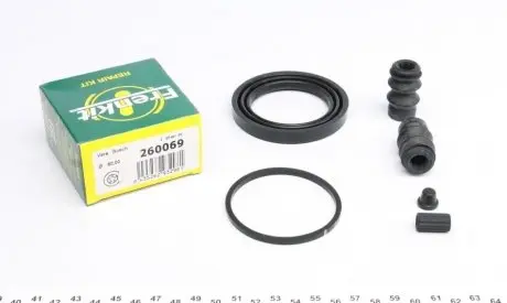 Р/к суп.перед Honda CR-V (III/IV)/Toyota Corolla (E18) (d=60mm)(Bosch) FRENKIT 260069