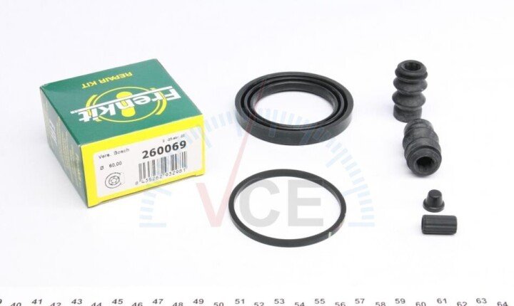 Р/к суп.перед Honda CR-V (III/IV)/Toyota Corolla (E18) (d=60mm)(Bosch) FRENKIT 260069 (фото 1)