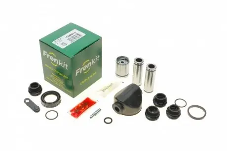 Ремкомплект суппорта (заднего) renault clio/megane 96- (d=30mm) (+поршень/направляющая) (bendix) FRENKIT 730011