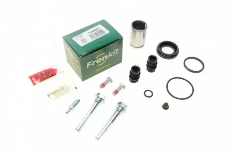 Ремкомплект суппорта (заднего) renault megane/scenic 08- (d=34mm) (trw) (+поршень/направляющая) FRENKIT 734057