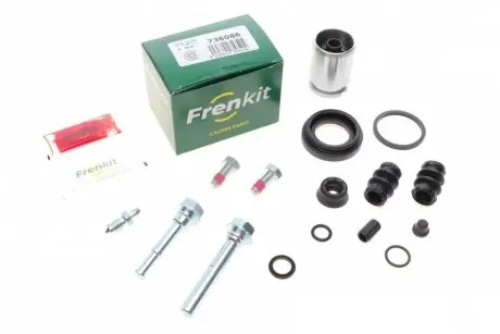 Ремкомплект супорта (заднього) opel astra g/h//zafira 98-10 (d=36mm) (lucas) (+поршень/напрямна) FRENKIT 736086