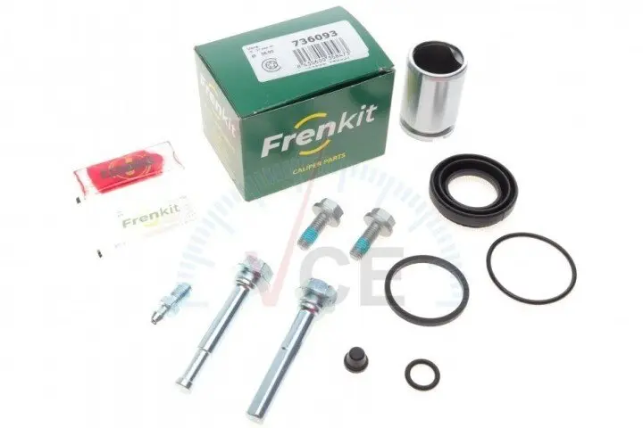 Ремкомплект супорта (заднього) renault kadjar 06-15 (d=36mm) (trw) (+поршень/напрямна) FRENKIT 736093 (фото 1)