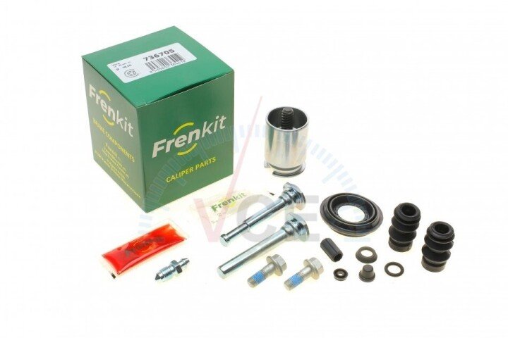 Ремкомплект супорта (заднього) fiat punto/toyota corolla 05- (d=36mm) (+поршень/напрямна) (bosch) FRENKIT 736705 (фото 1)