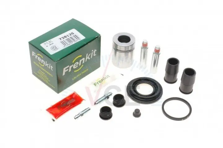 Ремкомплект супорта (заднього) bmw 3 (e36) 90- (d=38mm) (+поршень/напрямна) (ate) FRENKIT 738125 (фото 1)