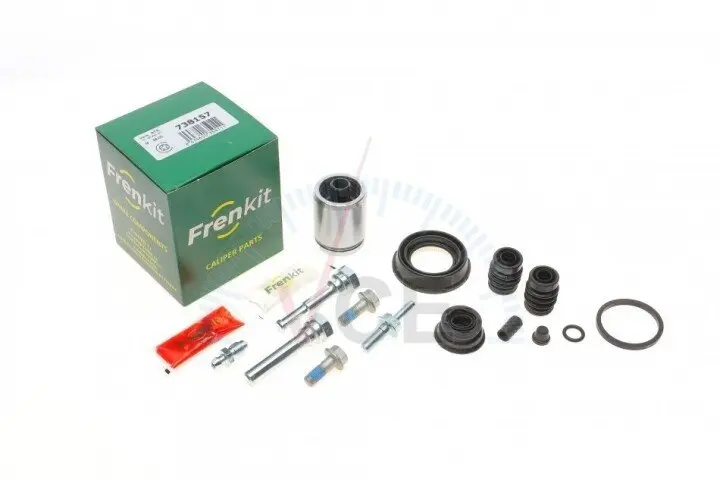 Ремкомплект суппорта (заднего) opel zafira 09- (d=38mm) (ate) (+поршень с мех/направляющая) FRENKIT 738157 (фото 1)