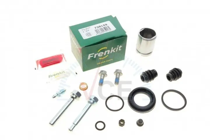 Ремкомплект суппорта (заднего) hyundai i40 11- (d=38mm) (+поршень/направляющая) (mando) FRENKIT 738159 (фото 1)