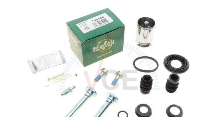 Ремкомплект супорта (заднього) ford mondeo 2.0di 00-07 (d=38mm) (bosch) (+поршень/напрямна) FRENKIT 738160 (фото 1)