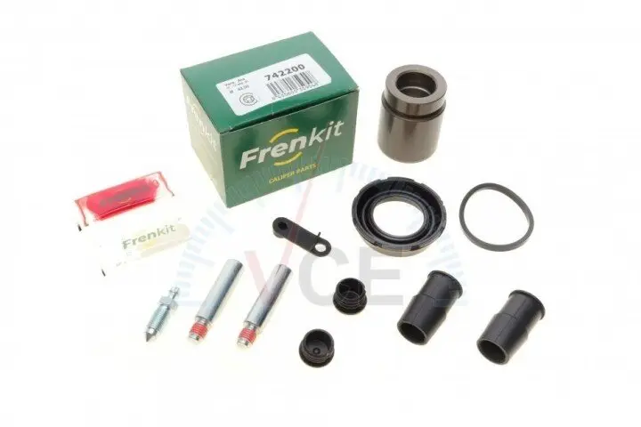 Ремкомплект суппорта (заднего) bmw 5 (e39/e61) 97- (d=42) (+поршень/направляющая) (ate) FRENKIT 742200 (фото 1)