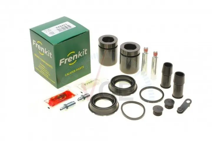 Ремкомплект суппорта (переднего) bmw 5 (e60/e61) 04- (d=42mm) (+2 поршня/направляющая) (ate) FRENKIT 742211 (фото 1)