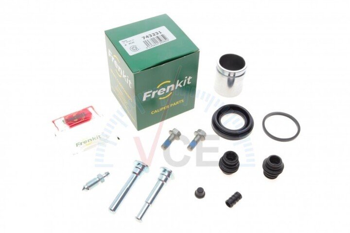 Ремкомплект супорта (заднього) mazda cx-7/9 07- (d=43mm) (+поршень/напрямна) (mazda) superkit FRENKIT 743231 (фото 1)