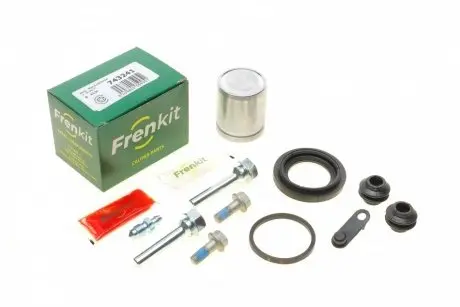 Ремкомплект суппорта (заднего) kia sorento 08- (d=43mm) (+поршень/направляющая) (mando) FRENKIT 743241