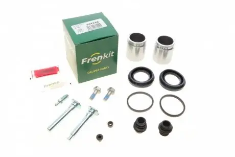 Ремкомплект суппорта (переднего) nissan x-trail 01-13 (d=44mm) (+ 2 поршня/направляющая) (akebono) FRENKIT 744248