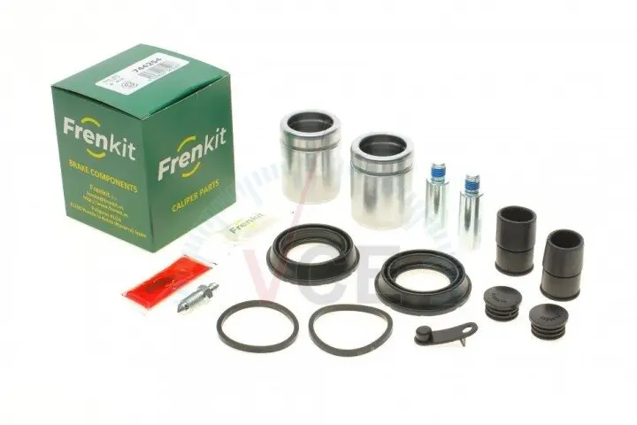 Фото 1 - Ремкомплект суппорта (переднего) vw t5/t6 03- (d=44mm) (+2 поршня/направляющая) (ate) superkit FRENKIT 744254 Ремкомплект суппорта (переднего) vw t5/t6 03- (d=44mm) (+2 поршня/направляющая) (ate) superkit FRENKIT 744254 (фото 1)