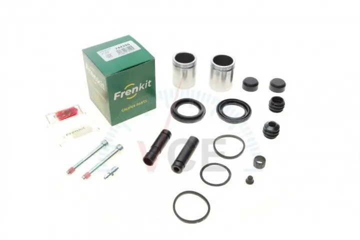 Ремкомплект супорта (переднього) iveco daily 99-06 (d=44mm)(+2 поршня/напрямна)(brembo) superkit FRENKIT 744255 (фото 1)