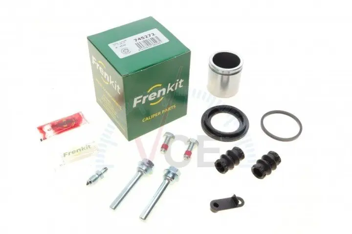 Ремкомплект супорта (заднього) land rover discovery 02-12 (d=45mm) (+поршень/напрямна) (lucas) FRENKIT 745272 (фото 1)