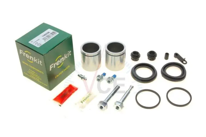 Ремкомплект супорта (переднього) land rover discovery/range rover 06- (d=48mm) (trw) (+поршень/напрямна) superkit FRENKIT 748298 (фото 1)