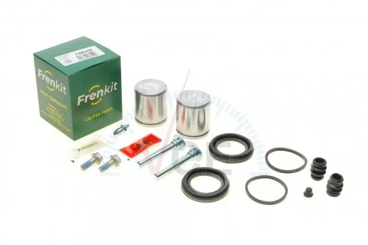 Ремкомплект суппорта (переднего) land rover range rover 94- (d=48mm)(lucas)(+2 поршня/направляющая) FRENKIT 748346 (фото 1)