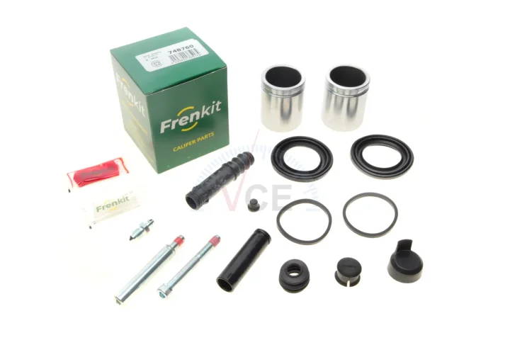 Ремкомплект суппорта (переднего) mb sprinter 18- (d=48mm)(brembo)(+2 поршня/направляющая) FRENKIT 748760 (фото 1)