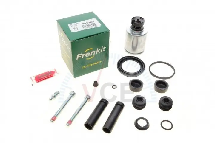 Ремкомплект супорта (заднього) iveco daily 99-06 (d=52mm)(brembo)(+1 поршень/напрямна) superkit FRENKIT 752387 (фото 1)