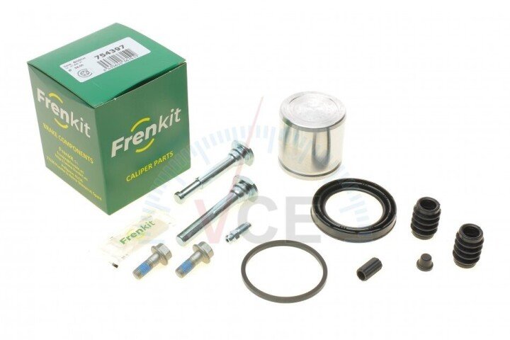 Ремкомплект суппорта (переднего) fiat palio 97-12 (d=54mm)(bosch)(+поршень/направляющая) superkit FRENKIT 754397 (фото 1)