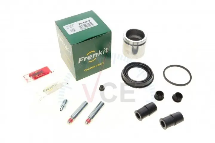 Ремкомплект супорта (переднього) bmw 3 (f30) 11- (d=54mm)(bosch)(+1 поршень/направляюча) superkit FRENKIT 754407 (фото 1)