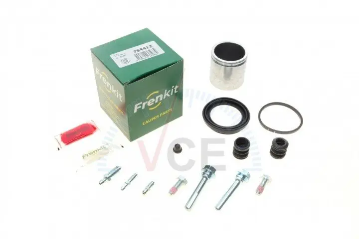 Ремкомплект суппорта (переднего) seat ibiza 97-02 (d=54mm) (trw)(+1 поршень/направляющая) superkit FRENKIT 754412 (фото 1)