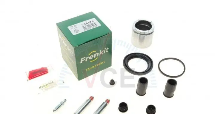 Ремкомплект суппорта (переднего) opel omega b 94- (d=54mm)(ate)(+1 поршень/направляющая) superkit FRENKIT 754472 (фото 1)