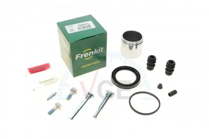 Фото 1 - Ремкомплект супорта (переднього) fiat stilo 05-(d=57mm)(bosch)(+1 поршень/направляюча) superkit FRENKIT 757511 Ремкомплект супорта (переднього) fiat stilo 05-(d=57mm)(bosch)(+1 поршень/направляюча) superkit FRENKIT 757511 (фото 1)