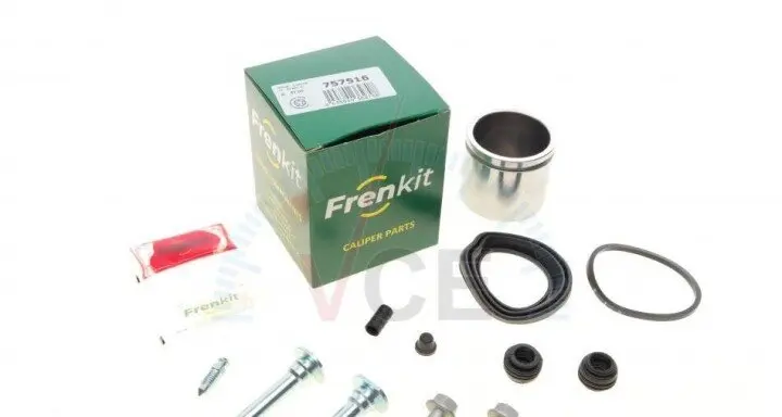 Ремкомплект суппорта (переднего) toyota corolla 01-09 (d=57mm)(lucas)(+ поршень/направляющая) superk FRENKIT 757516 (фото 1)