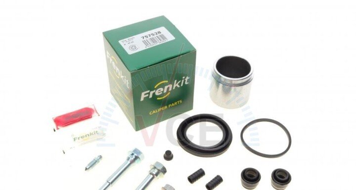 Ремкомплект суппорта (переднего) mazda 6 07-13 (d=57mm)(mazda)(+2 поршня/направляющая) superkit FRENKIT 757528 (фото 1)