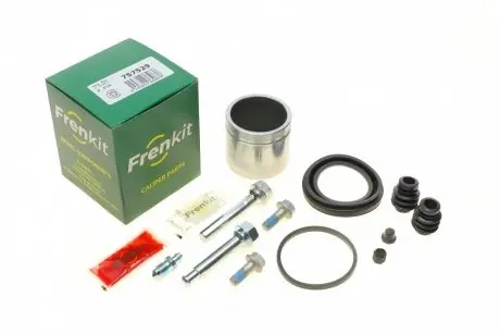 Ремкомплект суппорта (переднего) hyundai elantra 06-11 (d=57mm)(mando)(+2 поршня/направляющая) super FRENKIT 757529