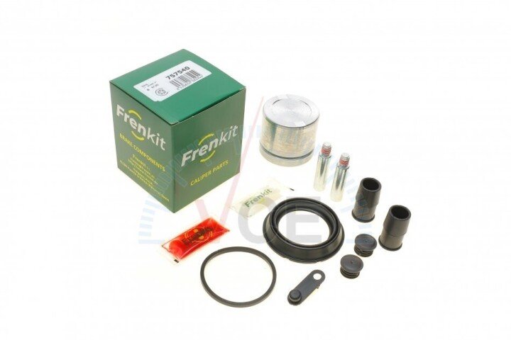 Ремкомплект супорта (переднього) ford transit connect 13- (d=57mm)(ate)(+2 поршня/напрямна) supe FRENKIT 757540 (фото 1)