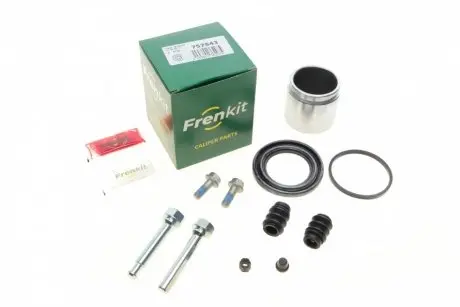 Ремкомплект супорта (переднього) peugeot 308 13- (d=57mm)(+2 поршня/напрямна) superkit(mando) FRENKIT 757543