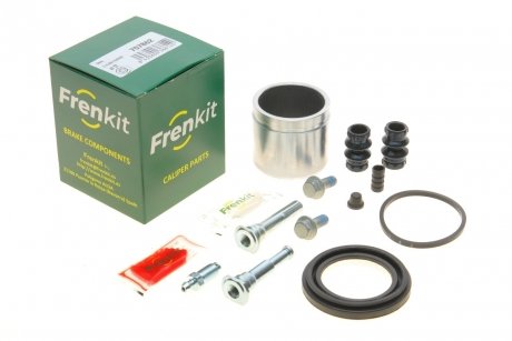 Ремкомплект супорта (переднього) nissan juke 10-14 (d=57mm) (+поршень/напрямна) superkit FRENKIT 757862