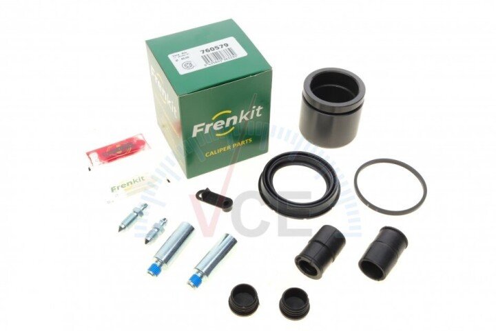 Ремкомплект суппорта (переднего) bmw 5 (f10/f11) 11-17(d=60mm)(+2 поршня/направляющая)superkit (ate) FRENKIT 760579 (фото 1)