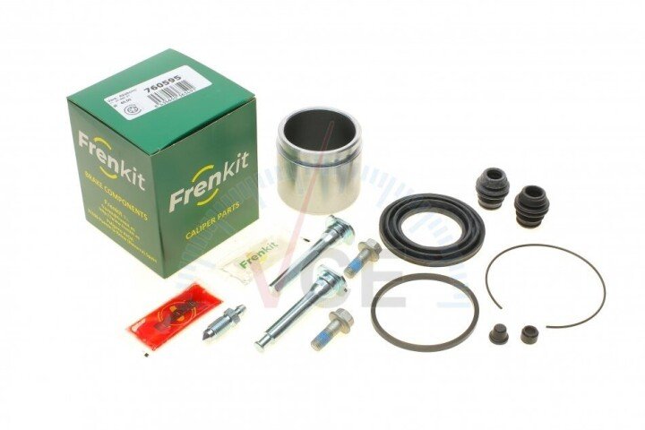 Ремкомплект супорта (переднього) chevrolet hhr 05-12 (d=60mm)(+2 поршня/напрямна) superkit(akeb) FRENKIT 760595 (фото 1)