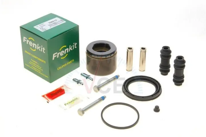 Ремкомплект суппорта (переднего) jeep grand cherokee/wrangler 95-07 (d=66mm) (+поршень) (trw) (+поршень/направляющая) superkit FRENKIT 766613 (фото 1)