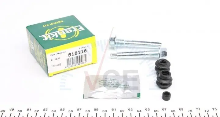 Направляюча суп.зад Lexus RX 03- (Akebono) (к-кт) FRENKIT 810116 (фото 1)