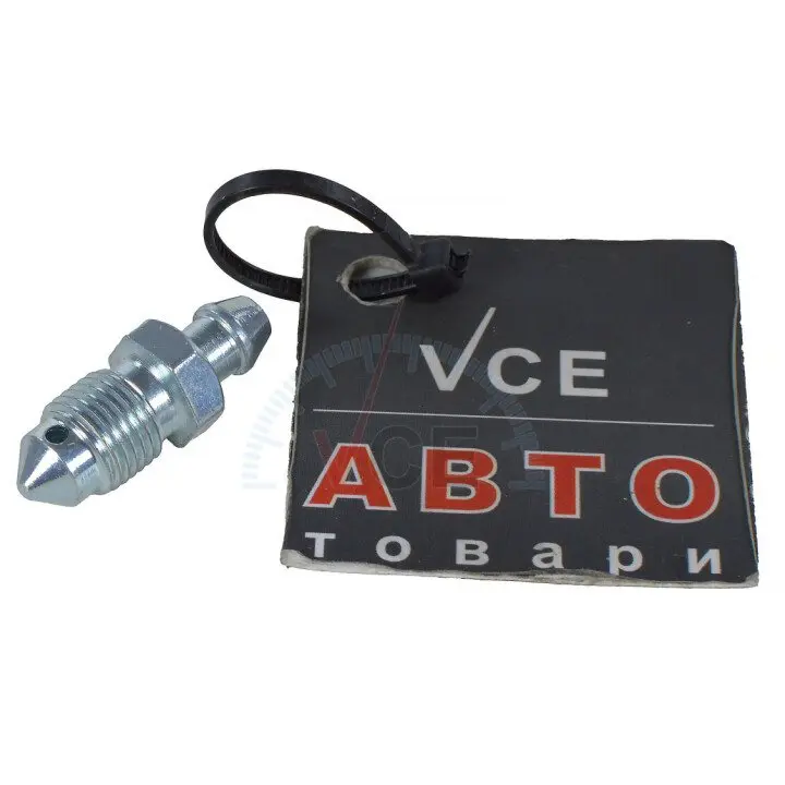 Фото 1 - Штуцер прокачки тормозов М10x1 L=30 кл. 10 FRENKIT 87001 Штуцер прокачки тормозов М10x1 L=30 кл. 10 FRENKIT 87001 (фото 1)