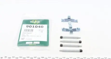 Комплектуючі, колодки дискового гальма FRENKIT 901040