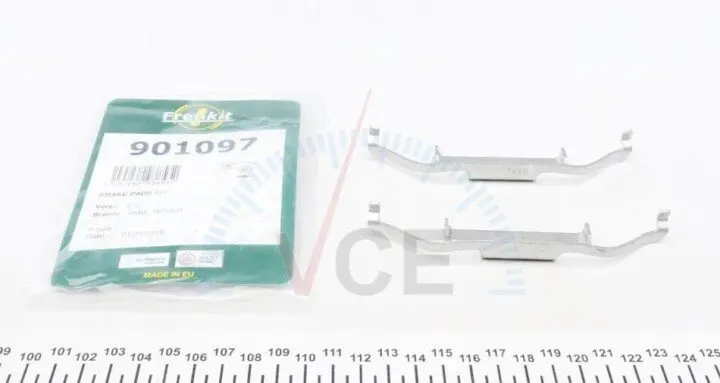 Фото 1 - Комплектуючі, колодки дискового гальма FRENKIT 901097 Комплектуючі, колодки дискового гальма FRENKIT 901097 (фото 1)