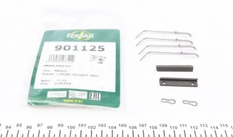 Комплектующие, колодки дискового тормоза FRENKIT 901125