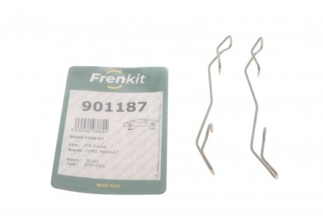 К-т встановлюючий передніх дискових колодок Ford Focus/Transit Connect 02-13 (Ate) FRENKIT 901187 (фото 1)