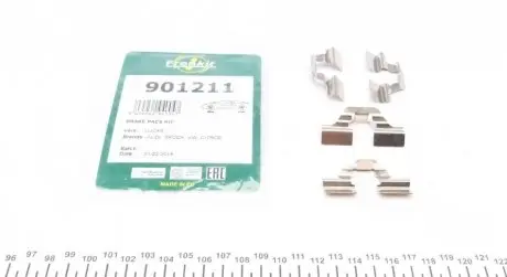 К-т устанавливающий задних дисковых колодок Citroen Berlingo/Renault Megane III/VW Golf IV (Lucas/TRW) FRENKIT 901211