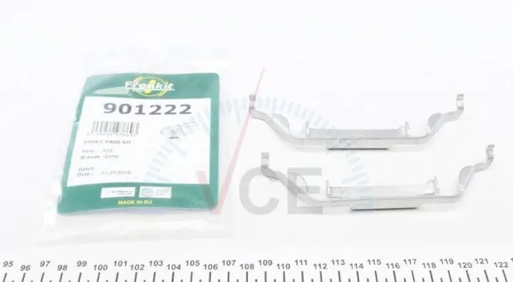 Фото 1 - Комплектующие, колодки дискового тормоза FRENKIT 901222 Комплектующие, колодки дискового тормоза FRENKIT 901222 (фото 1)