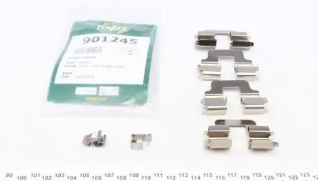 К-т устанавливающий задних дисковых колодок BMW 3 (E90)/KIA Cee'd (JD)/Opel Astra (G/H) (Lucas) FRENKIT 901245