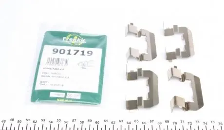 Планка суппорта (переднего) прижимная (к-кт) kia sorento ii/hyundai santa fe ii 2.0-2.7 03- FRENKIT 901719